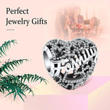 Family Bead Love Charm for Bracelet Making