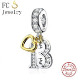 925 Silver Anniversary Birthday Bead for Bracelet Making