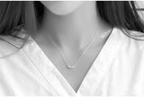 925 Sterling Silver Three squares Necklaces Pendant for Women