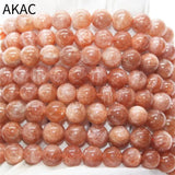 Natural Golden Sunstone Bracelet Beads 7-8mm