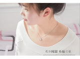 925 Sterling Silver Round Shell Pearl Necklace Pendant