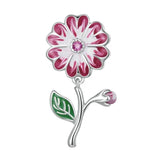 925 Sterling Silver Sunflower Charms Beads DIY Jewelry Making
