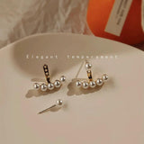 Xxixx 925 Silver Pearl Stud Earrings X-211