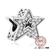 Rhinestone Stars Flowers Clover Bead Bracelet Charms Women