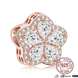 Rhinestone Stars Flowers Clover Bead Bracelet Charms Women