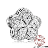 Rhinestone Stars Flowers Clover Bead Bracelet Charms Women