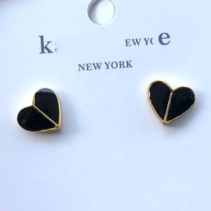 Kate Spade Women's Mini Enamel Heart Earrings - Gift Idea