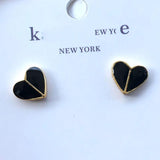 Kate Spade Women's Mini Enamel Heart Earrings - Gift Idea