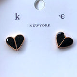 Kate Spade Women's Mini Enamel Heart Earrings - Gift Idea