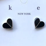Kate Spade Women's Mini Enamel Heart Earrings - Gift Idea