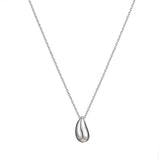 925 Silver Water Drop Necklace Wedding Jewelry