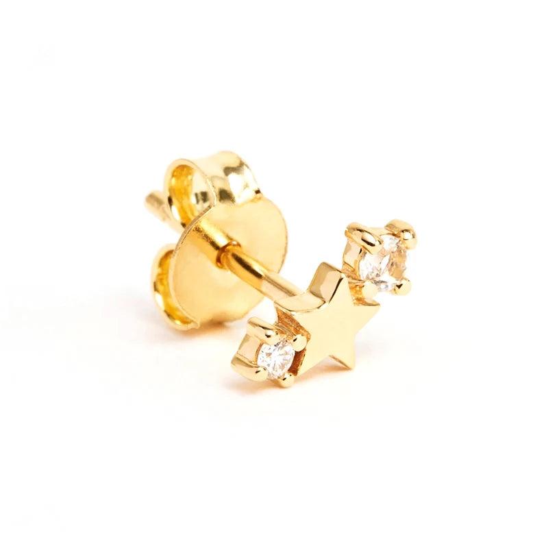 Silver 925 Constellations Earrings for Women with Zirconia