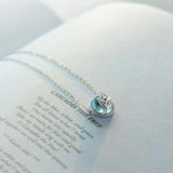 Sterling Silver Fish Tail Necklace Women Pendant