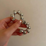 Punk Metal Distortion Hoop Earrings Geometric Travel Party Jewelry