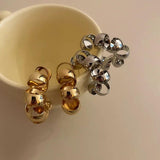 Punk Metal Distortion Hoop Earrings Geometric Travel Party Jewelry