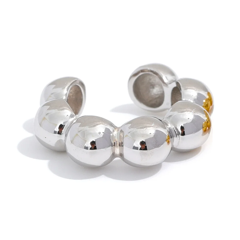 925 Sterling Silver Ear Clip Cuff Earrings Minimalist Jewelry Women