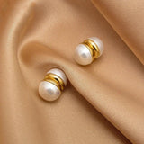 Pearl Ear Clip Magnet Magnetic No Piercing Ear Cuff Earrings