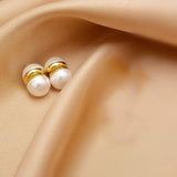 Pearl Ear Clip Magnet Magnetic No Piercing Ear Cuff Earrings