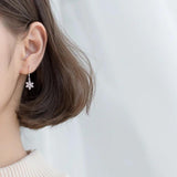 925 Sterling Silver Women's Christmas Stud Earring Gift DA01