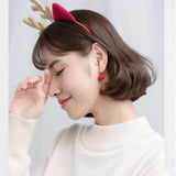 925 Sterling Silver Women's Christmas Stud Earring Gift DA01