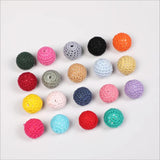 10Pcs Crochet Woolen Beads for Crafts & Toys