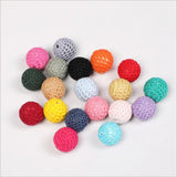 10Pcs Crochet Woolen Beads for Crafts & Toys