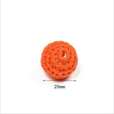 10Pcs Crochet Woolen Beads for Crafts & Toys