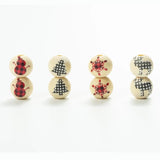 DIY 16mm Christmas Tree Elk Snowman Wooden Beads Craft Toy