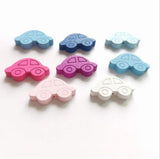 50pcs Car-Shaped Wooden Beads DIY Crafts Jewelry Hemu Loose Beads