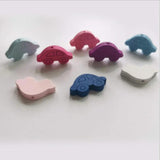 50pcs Car-Shaped Wooden Beads DIY Crafts Jewelry Hemu Loose Beads