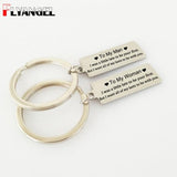 Couple Keychain Lasts Together Key Chains Husband Wife Gift