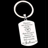 Custom Name Miscarriage Sympathy Keychain