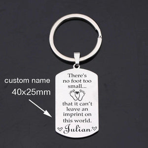 Custom Name Miscarriage Sympathy Keychain