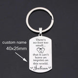 Custom Name Miscarriage Sympathy Keychain