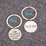 Personalized Stainless Steel Dog Cat Pet ID Tag with Phone Number