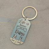 Dog Name Image Box Keychain Fashionable Appearance Creative Convenient Carrying
