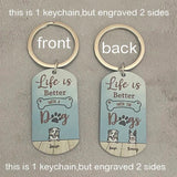 Dog Name Image Box Keychain Fashionable Appearance Creative Convenient Carrying