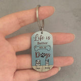 Dog Name Image Box Keychain Fashionable Appearance Creative Convenient Carrying