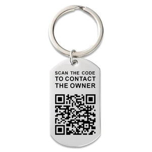 Custom Picture QR Code Keychain