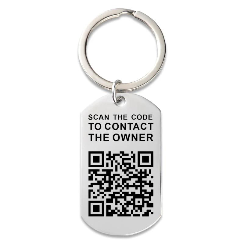 Custom Picture QR Code Keychain