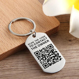Custom Picture QR Code Keychain