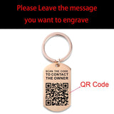 Custom Picture QR Code Keychain