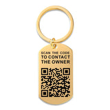 Custom Picture QR Code Keychain
