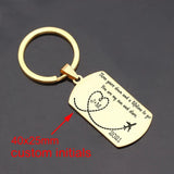 Initials Time Couple Keychains - Exquisite Creative Ornaments