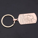 Je t'aime French Couples Keychain Gifts