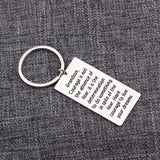 Grandson Graduation Gift Keychain - Have Courage to Live Your Dreams
