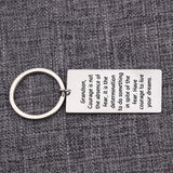 Grandson Graduation Gift Keychain - Have Courage to Live Your Dreams