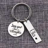 Love You Like a Daughter Keychain