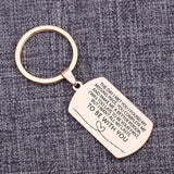 EngraveMY MAN I WANT All MY LASTS TO BE WITH YOU Promise Love Keychain