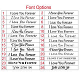 Engraved Letter Keychain Gift for Women Men